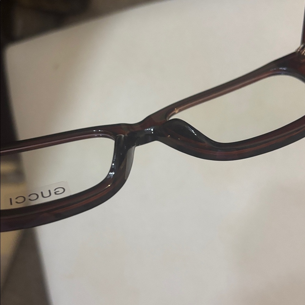 Gucci Brown Tortoiseshell Rectangular Sunglasses … - image 6